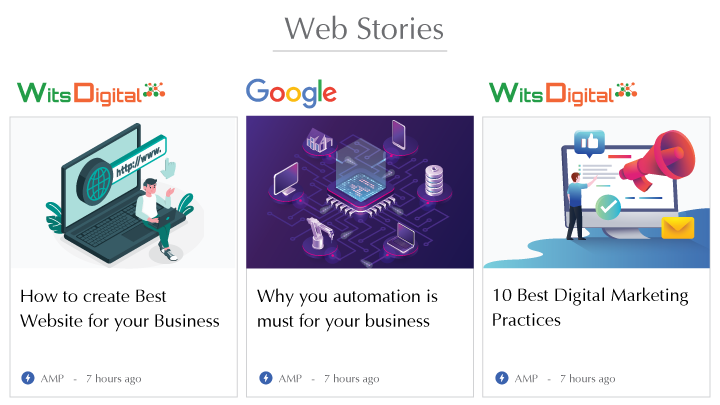 Google Web Stories Grid View